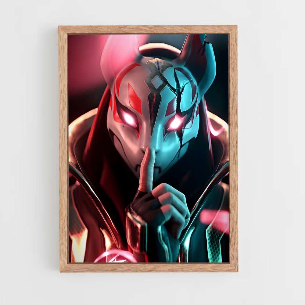 Poster Chat Éclair – affiche Fortnite (vue 4)